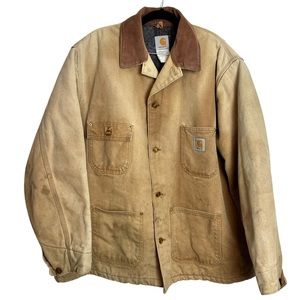 Carhartt lined chore coat